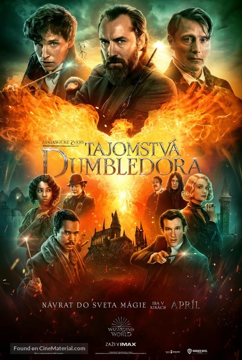 Fantastic Beasts: The Secrets of Dumbledore - Slovak Movie Poster