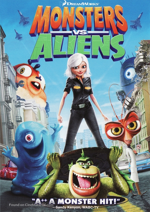 Monsters vs. Aliens - Movie Cover