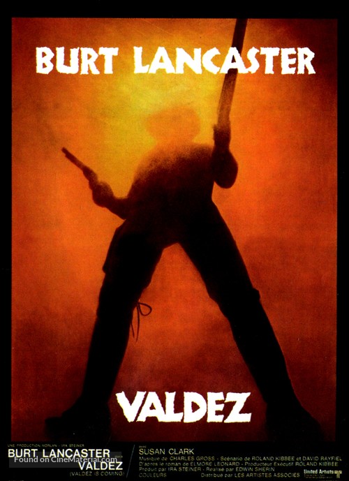 Valdez Is Coming - French Movie Poster
