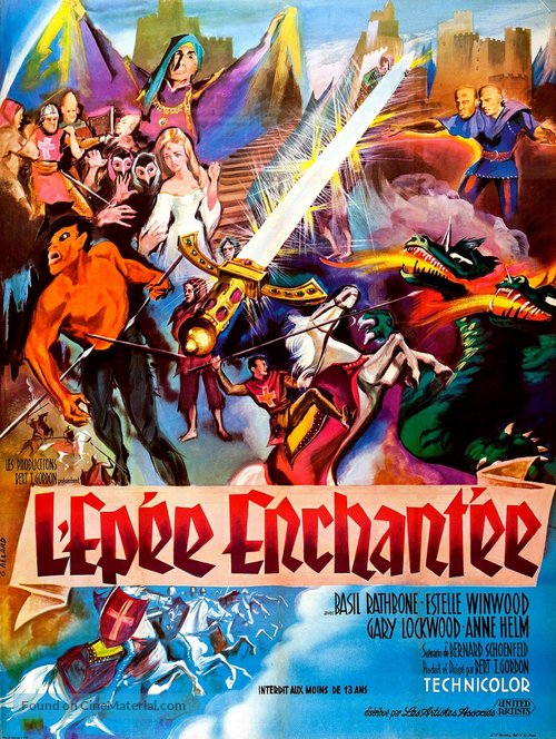 The Magic Sword - French Movie Poster