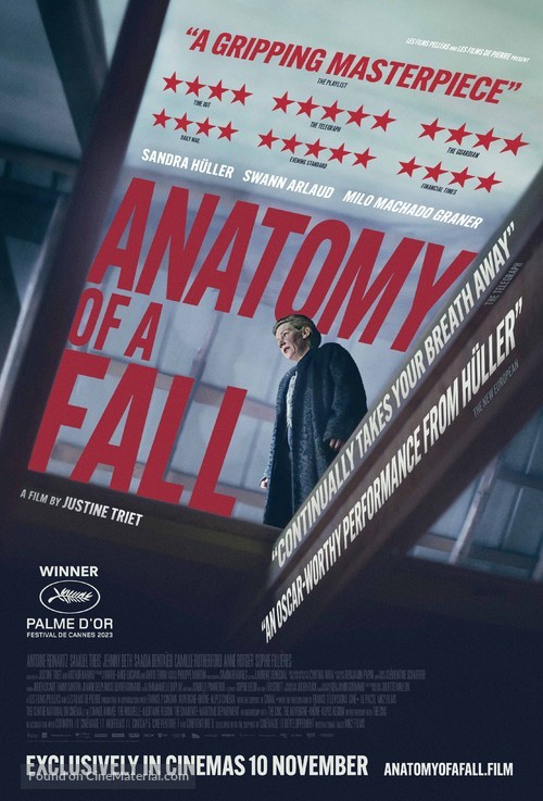 Anatomie d&#039;une chute - British Movie Poster