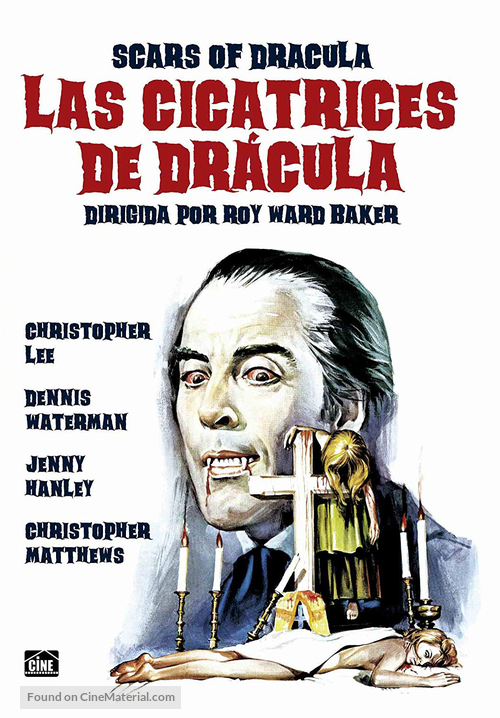 Scars of Dracula - Spanish Movie Cover