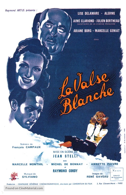 Valse blanche, La - French Movie Poster