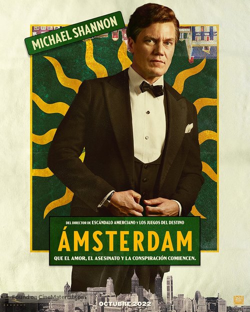 Amsterdam - Colombian Movie Poster