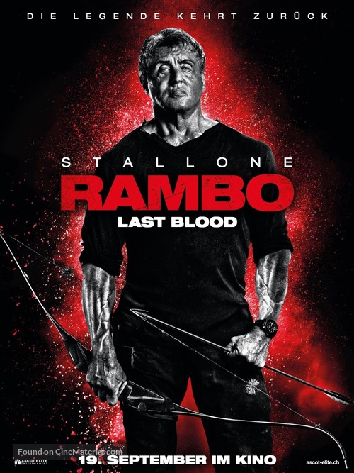 Rambo: Last Blood - Swiss Movie Poster