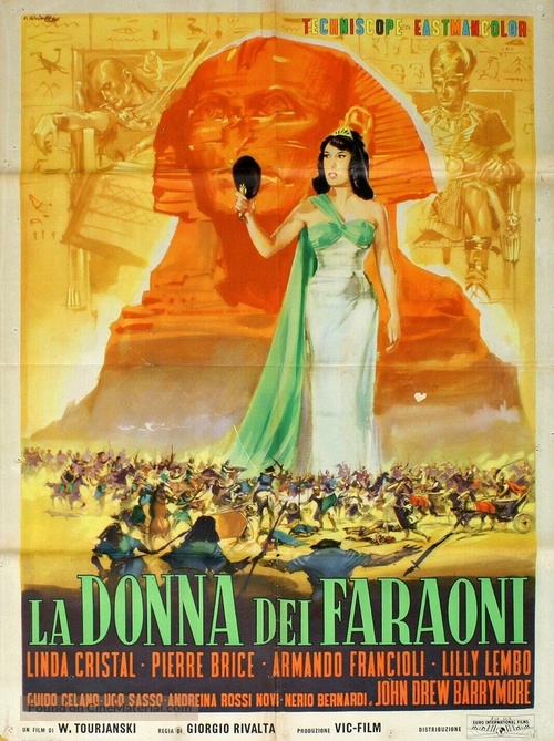 La donna dei faraoni - Italian Movie Poster