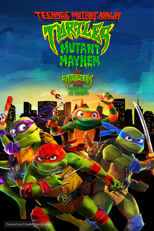 Teenage Mutant Ninja Turtles: Mutant Mayhem - Canadian Movie Cover