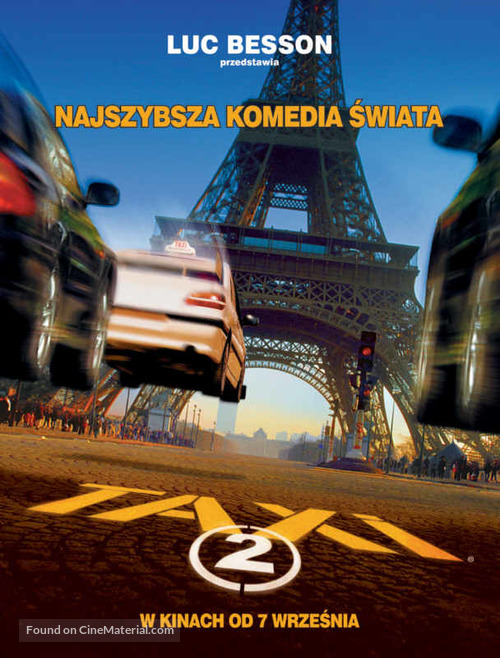 Taxi 2 - Polish Movie Cover