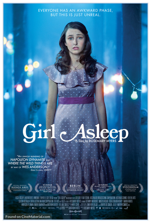 Girl Asleep - Movie Poster