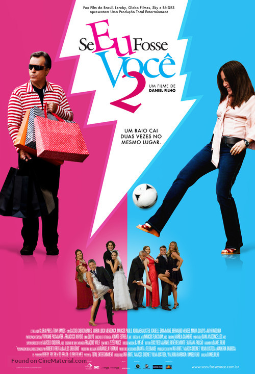 Se Eu Fosse Voc&ecirc; 2 - Brazilian Movie Poster