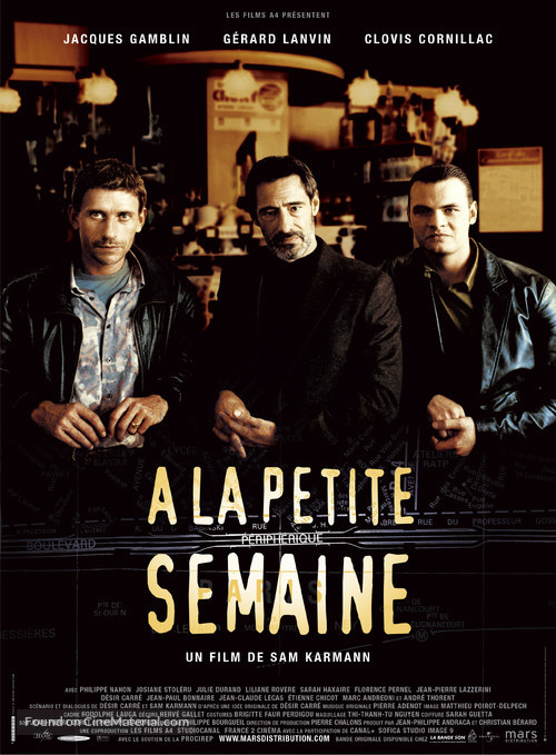 &Agrave; la petite semaine - French Movie Poster