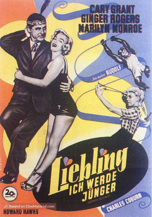 Monkey Business - German Movie Poster