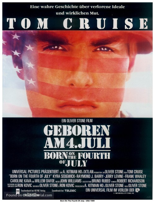 Born on the Fourth of July - German Movie Poster