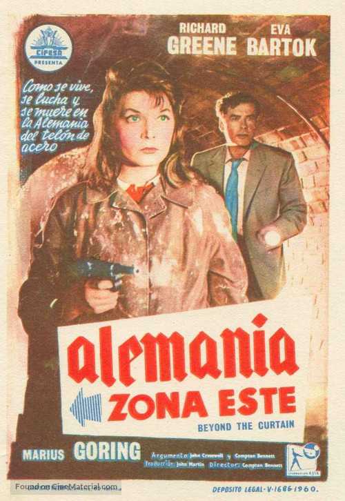 Beyond the Curtain - Spanish Movie Poster