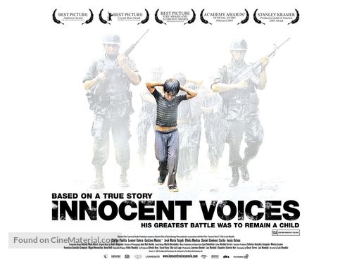 Innocent Voices - British Movie Poster
