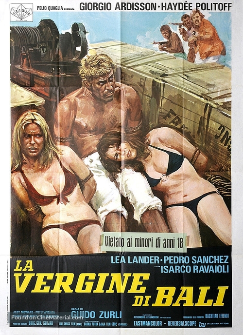 La vergine di Bali - Italian Movie Poster