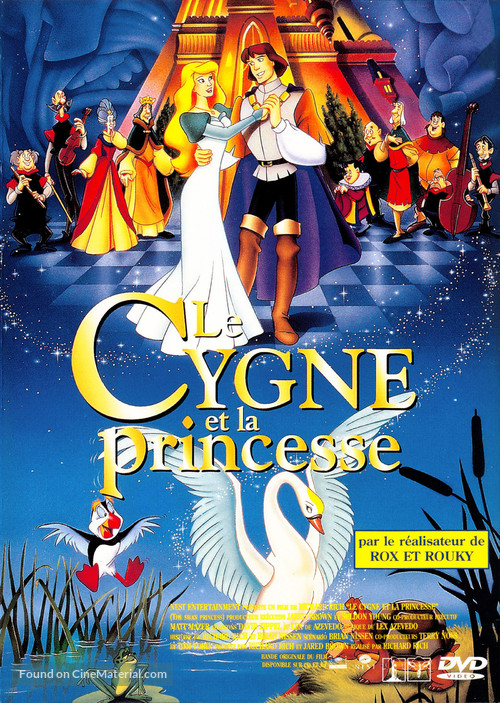 The Swan Princess - French DVD movie cover