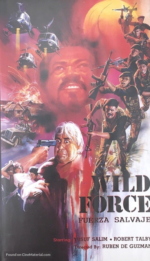 Wild Force - Spanish VHS movie cover