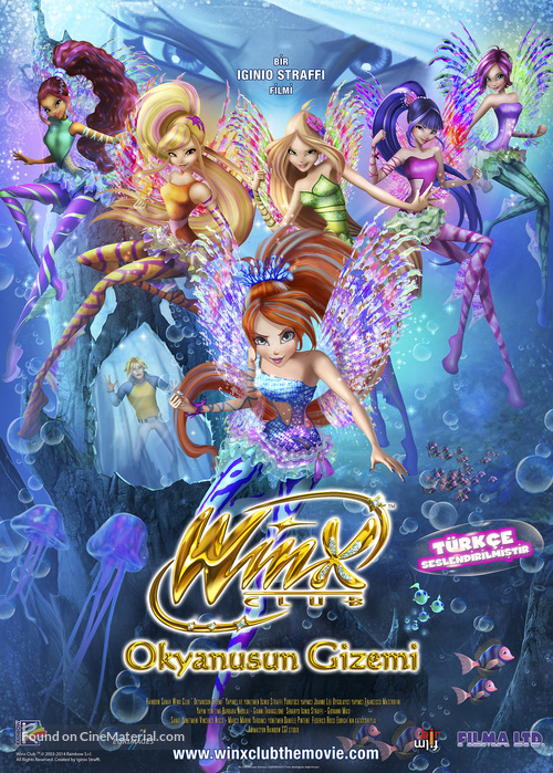 Winx Club: Il mistero degli abissi - Turkish Movie Poster