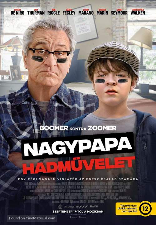 The War with Grandpa - Hungarian Movie Poster