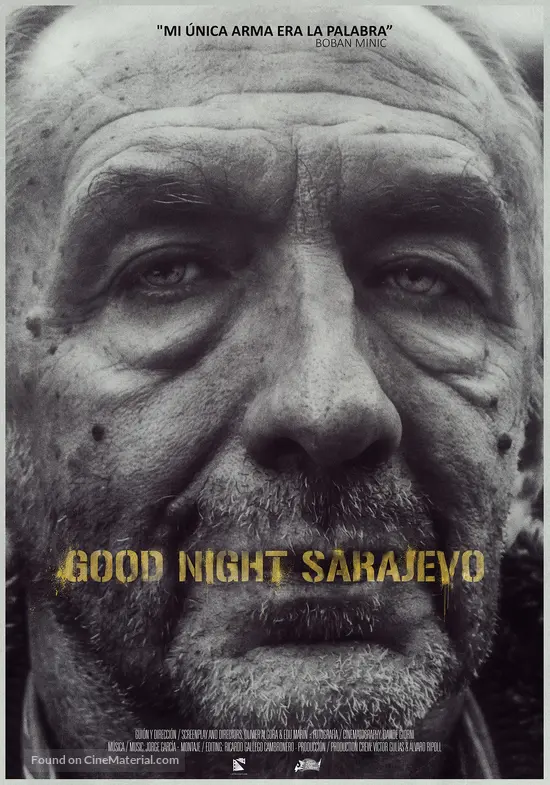 Good Night Sarajevo - Spanish Movie Poster