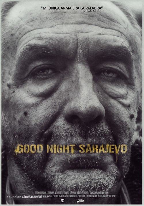 Good Night Sarajevo - Spanish Movie Poster