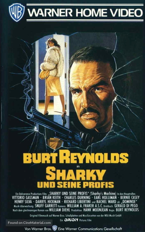 Sharky&#039;s Machine - German VHS movie cover