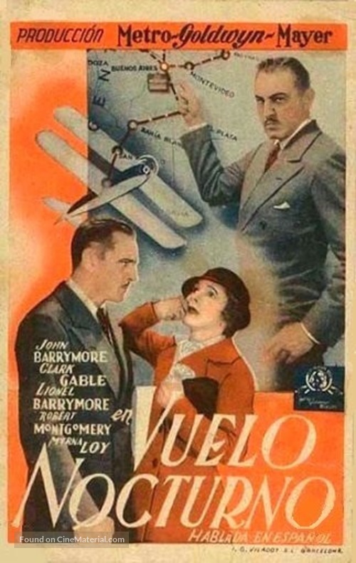 Night Flight - Spanish Movie Poster