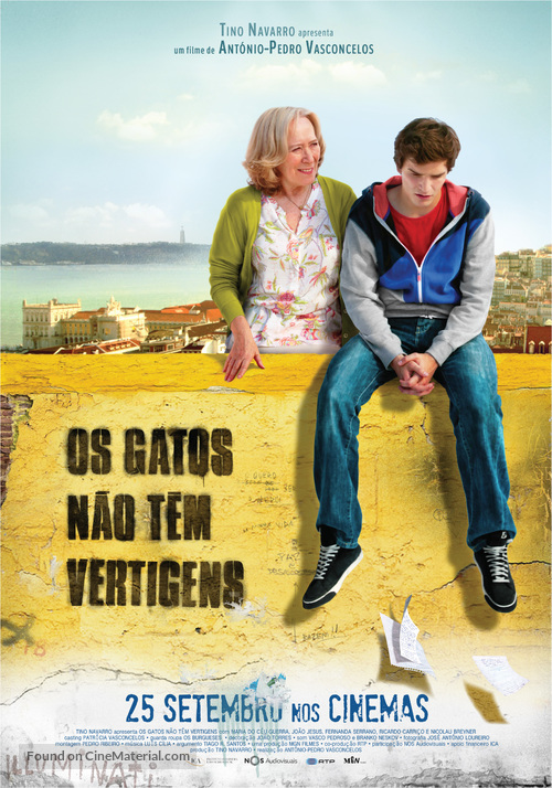 Os Gatos n&atilde;o T&ecirc;m Vertigens - Portuguese Movie Poster