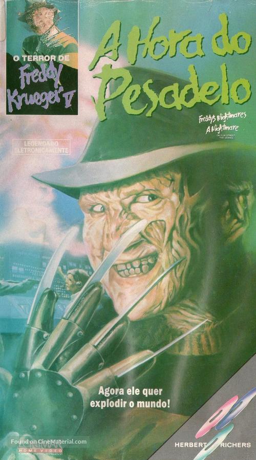 &quot;Freddy&#039;s Nightmares&quot; - Brazilian VHS movie cover