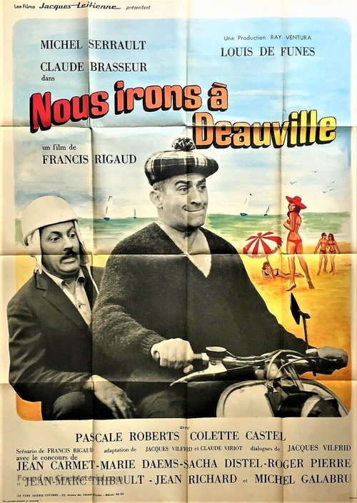 Nous irons &agrave; Deauville - French Movie Poster