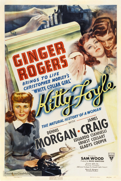 Kitty Foyle: The Natural History of a Woman - Movie Poster