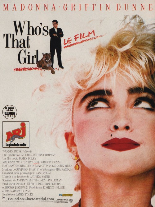 Who&#039;s That Girl? - French Movie Poster