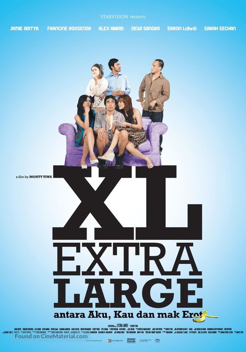 Extra large, antara aku, kau dan Mak Erot - Indonesian Movie Poster