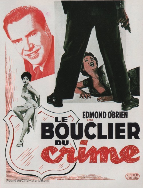 Shield for Murder - French Movie Poster