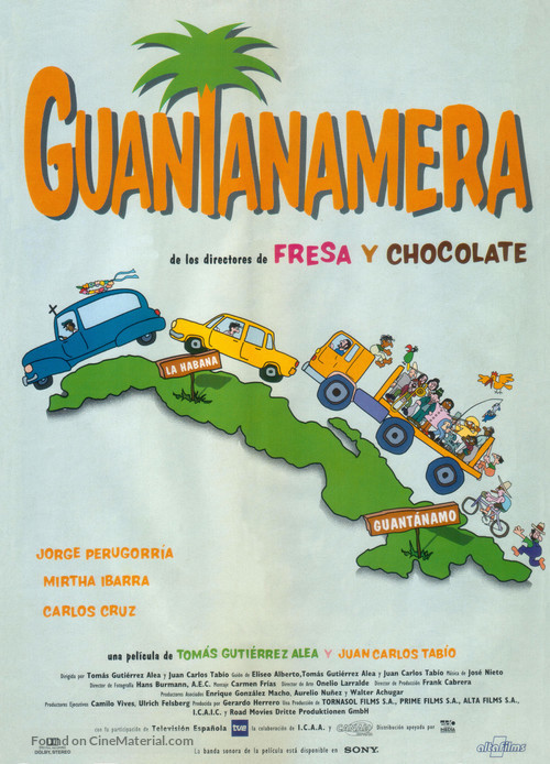 Guantanamera - Spanish Movie Poster