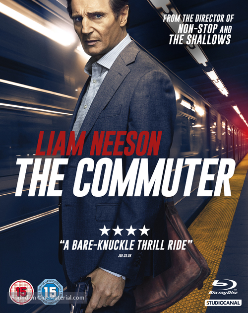 The Commuter - British Blu-Ray movie cover