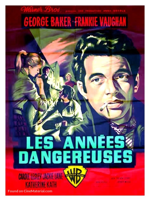 These Dangerous Years - French Movie Poster