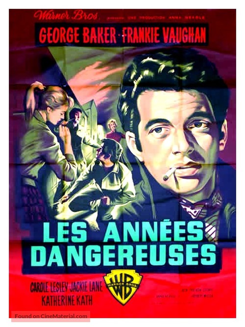 These Dangerous Years - French Movie Poster