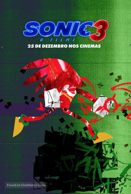 Sonic the Hedgehog 3 - Brazilian Movie Poster