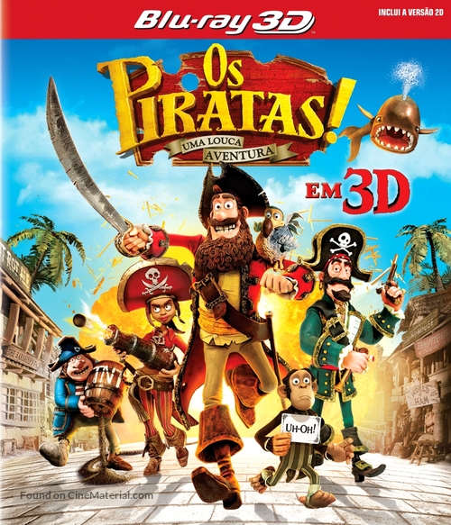 The Pirates! Band of Misfits - Portuguese Blu-Ray movie cover