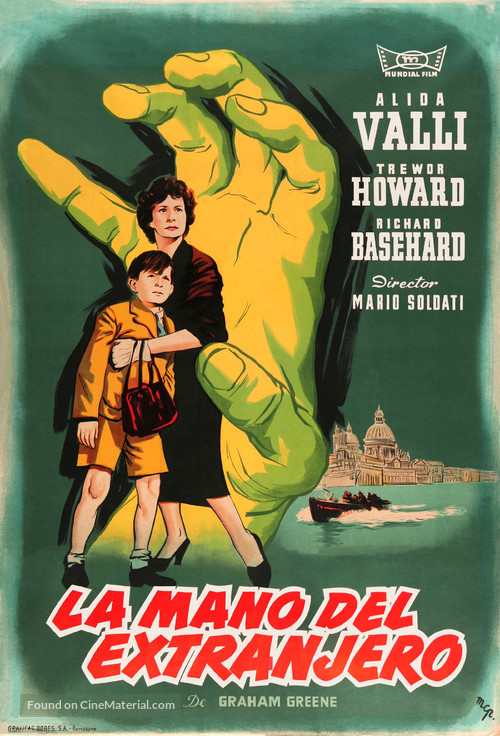 La mano dello straniero - Spanish Movie Poster