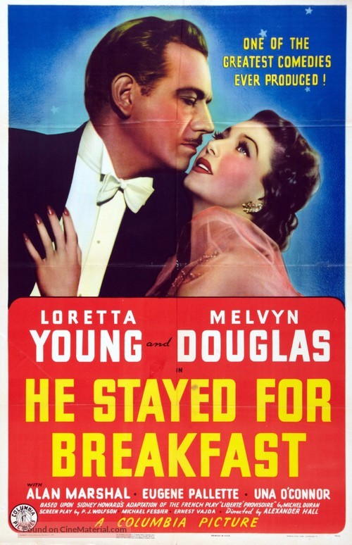 He Stayed for Breakfast - Movie Poster