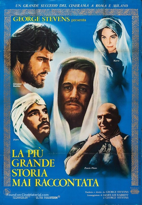 The Greatest Story Ever Told - Italian Movie Poster