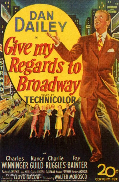 Give My Regards to Broadway - Movie Poster