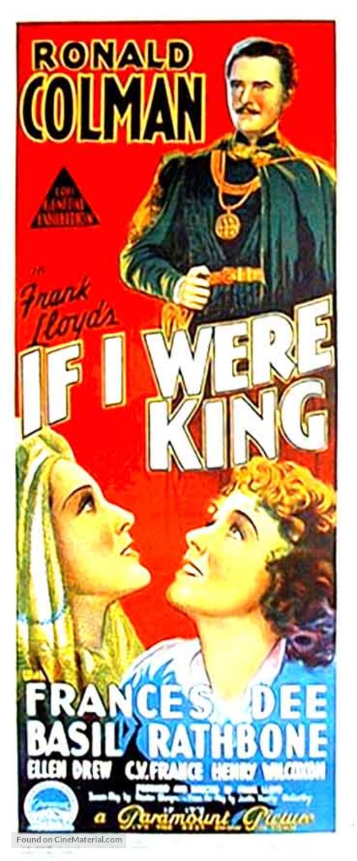 If I Were King - Australian Movie Poster