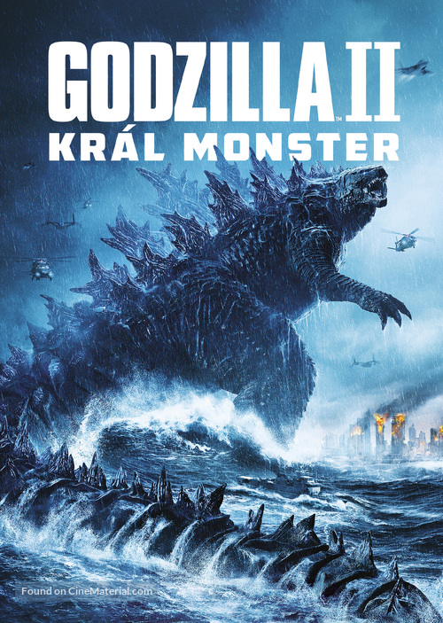Godzilla: King of the Monsters - Czech DVD movie cover