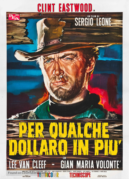 Per qualche dollaro in pi&ugrave; - Italian Movie Poster