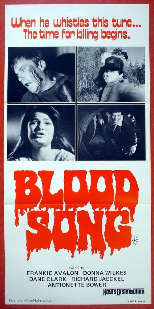 Blood Song - Australian Movie Poster