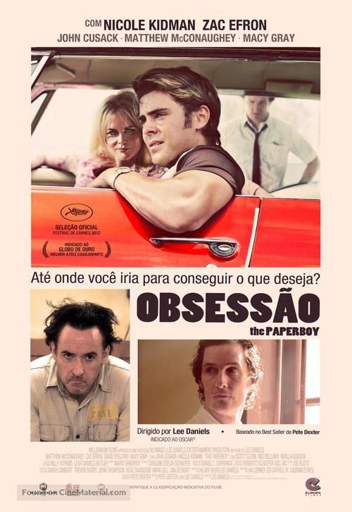 The Paperboy - Brazilian Movie Poster